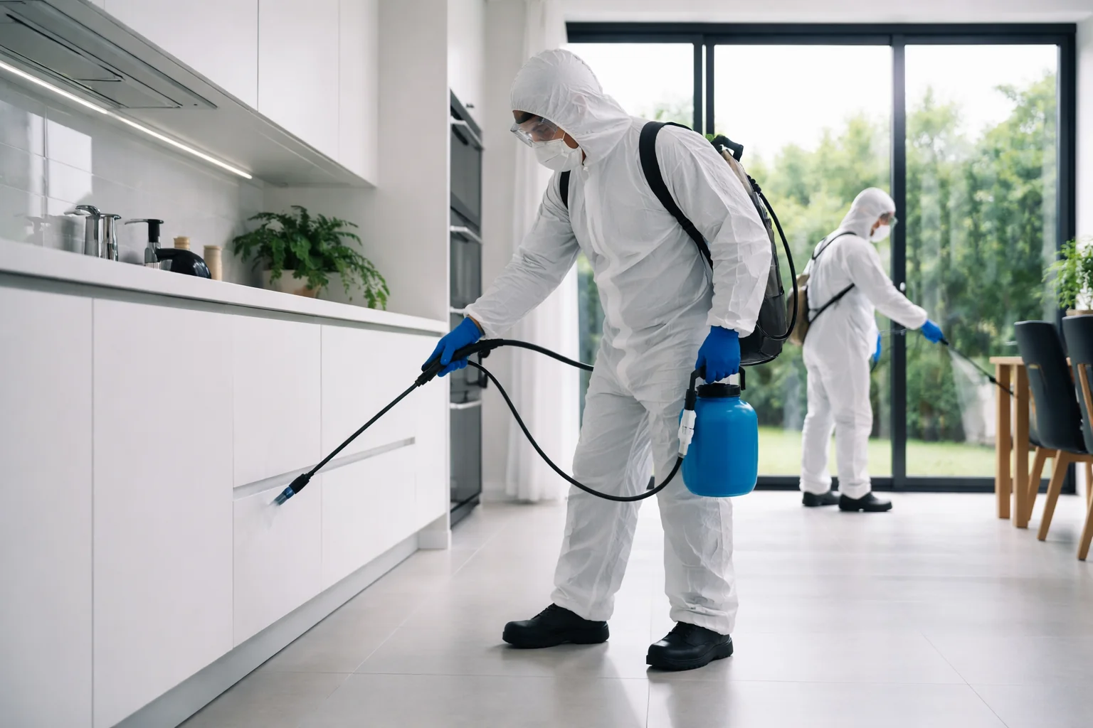Oficinas modernas donde Grupo Servec realiza servicios de fumigación profesional en Monterrey